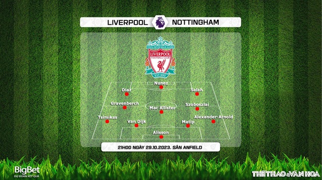Nhận định bóng đá Liverpool vs Nottingham (21h00, 29/10), vòng 10 Ngoại hạng Anh - Ảnh 3.