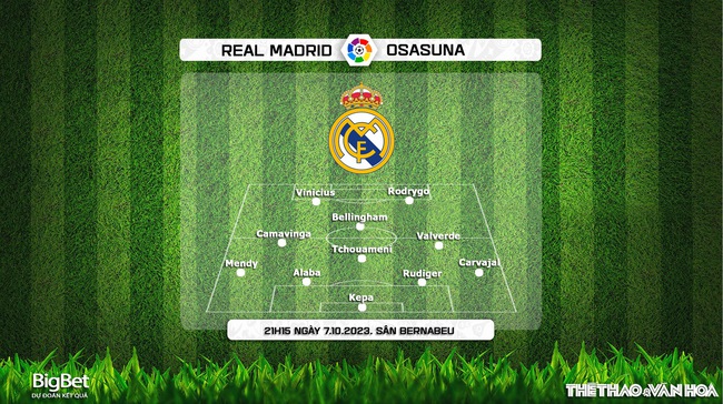 Nhận định bóng đá Real Madrid vs Osasuna (21h15, 07/10), vòng 9 La Liga - Ảnh 5.