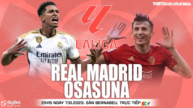 Nhận định bóng đá Real Madrid vs Osasuna (21h15, 07/10), vòng 9 La Liga - Ảnh 2.