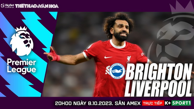 Nhận định bóng đá Brighton vs Liverpool (20h00, 8/10), vòng 8 Ngoại hạng Anh - Ảnh 2.