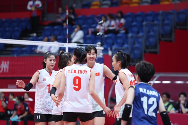 Tuyển bóng chuyền nữ Việt Nam tiếp tục tham dự giải vô địch các CLB bóng chuyền nữ thế giới sau ASIAD 2023. Ảnh: Hoàng Linh