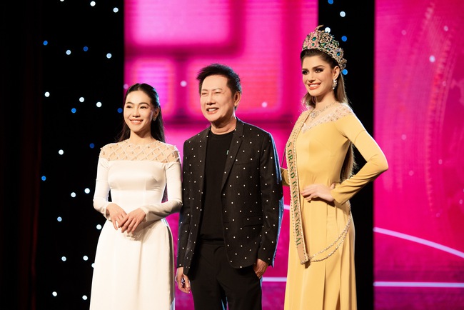 Chị Hằng biên tập - Chương trình Xin chào Việt Nam - Miss Grand International 2023: Khi văn hóa Đông - Tây cùng hòa quyện - Ảnh 1.