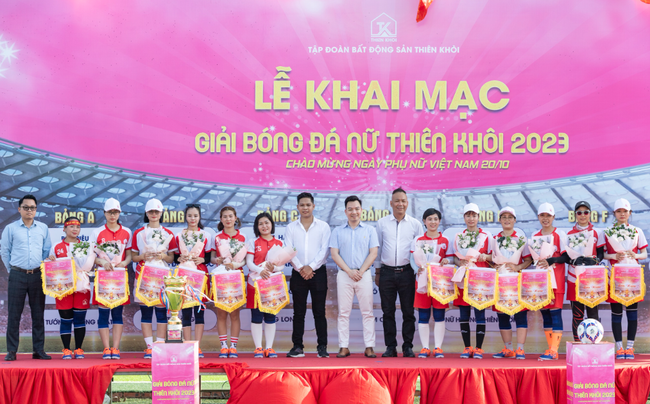 Giải Bóng đá nữ Thiên Khôi hướng đến ngày phụ nữ Việt Nam 20/10 - Ảnh 2.