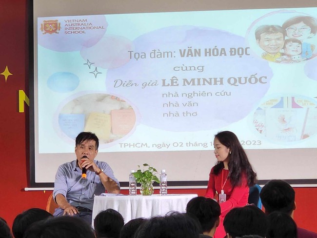 Nhà thơ Lê Minh Quốc: 'Viết là mạnh dạn trình bày lại những điều đã học' - Ảnh 3.
