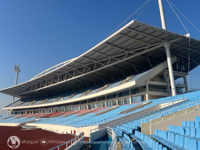 Sân vận động Mỹ Đình sẵn sàng cho màn so tài giữa ĐT Việt Nam và ĐT Iraq - Ảnh 2.
