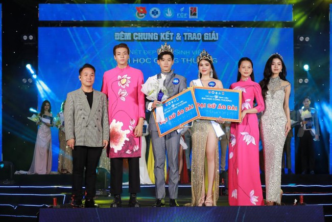 Quốc Bảo - Thảo My đăng quang Nam vương, Hoa khôi Nét đẹp Sinh viên ĐH Công thương 2023 - Ảnh 5.