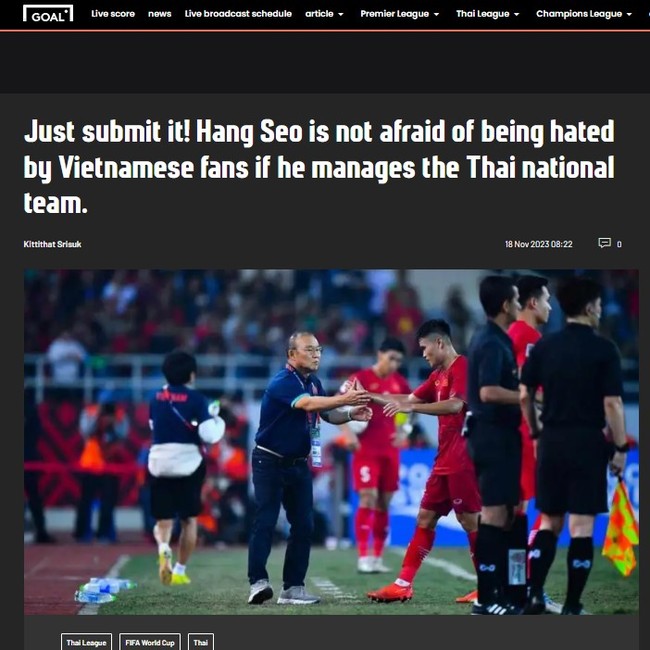 HLV Park không ngại phản ứng của CĐV Việt Nam khi dẫn dắt ‘Voi chiến’, fan Thái Lan đưa ra quan điểm bất ngờ - Ảnh 2.