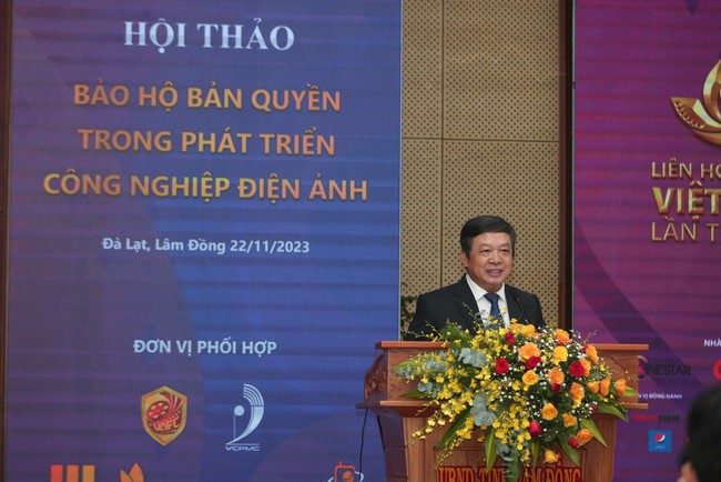 LHP Việt Nam lần thứ XXIIII: Hội thảo Bảo hộ bản quyền trong phát triển công nghiệp điện ảnh - Ảnh 1.