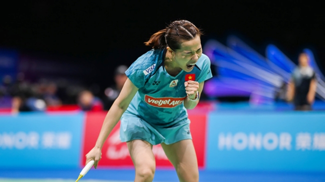 Hot girl Thùy Linh tiếp tục thăng hoa, thắng dễ ngôi sao cầu lông Đan Mạch ở vòng 2 giải Trung Quốc Masters - Ảnh 2.