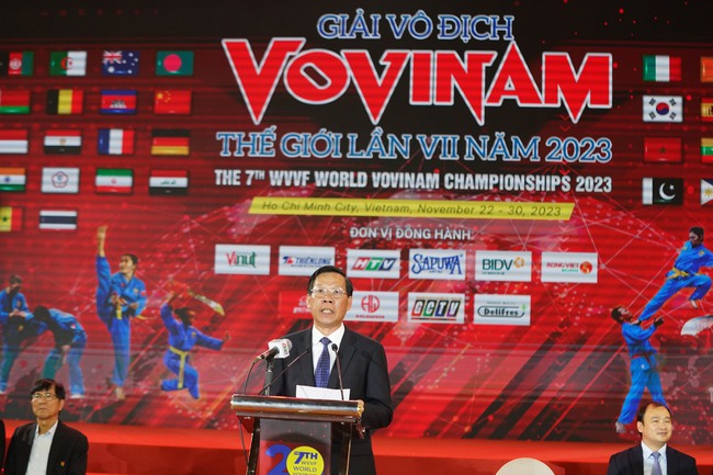 TP.HCM tưng bừng mở hội Vovinam thế giới 2023 - Ảnh 1.
