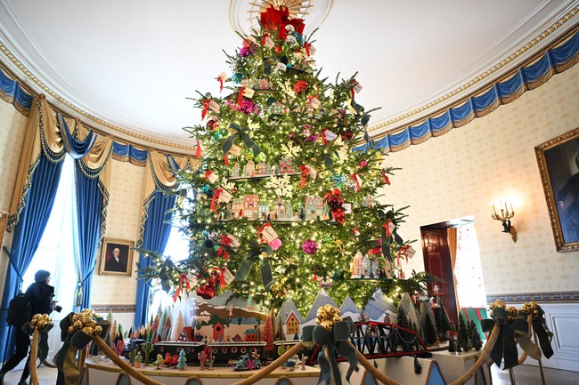 Nhà Trắng rộn ràng trong không khí lễ hội đón Giáng sinh  - Ảnh 2.