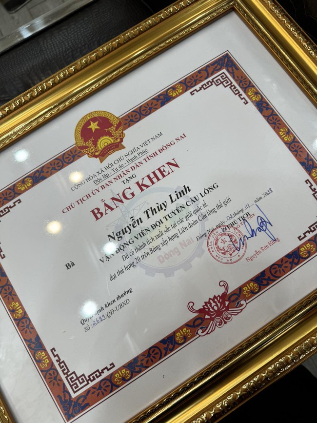 Liên tiếp thăng tiến trên BXH cầu lông, Thùy Linh được trao tặng vinh dự lớn - Ảnh 4.