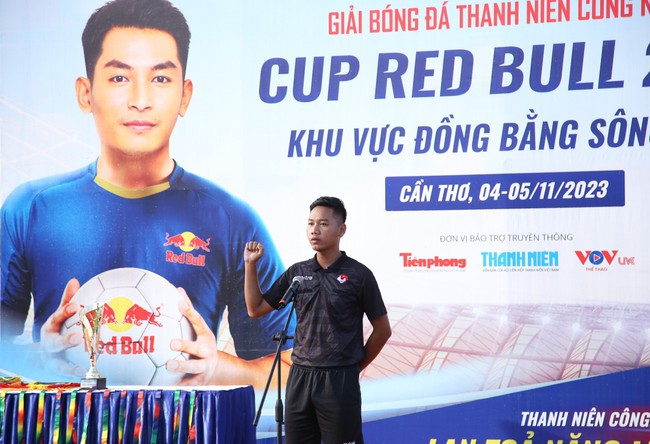 Khai mạc Giải bóng đá Thanh niên công nhân Cup Red Bull 2023 khu vực Đồng bằng Sông Hậu - Ảnh 5.