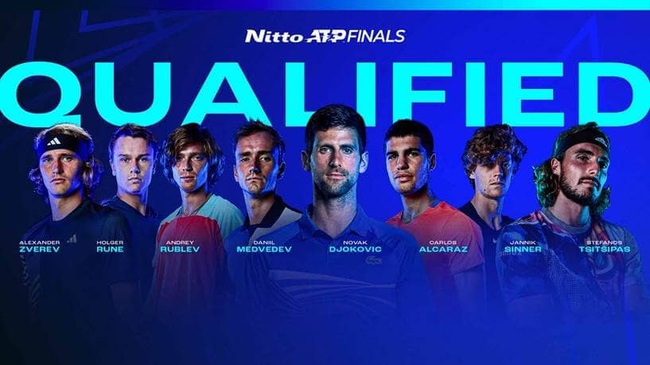 ATP Finals 2023 chốt danh sách tham dự - Ảnh 1.