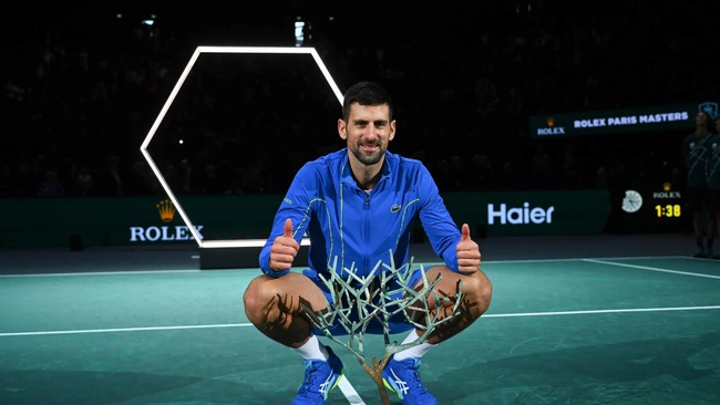 Novak Djokovic lần thứ 7 vô địch Paris Masters: Phong cách của Quý ngài Masters - Ảnh 1.