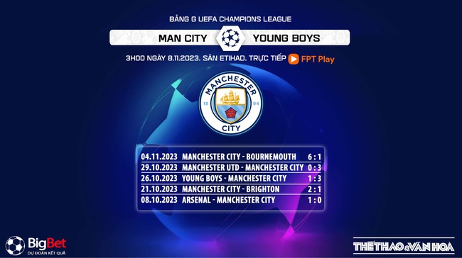 Nhận định bóng đá Man City vs Young Boys (03h00, 8/11), vòng bảng Cúp C1 - Ảnh 5.