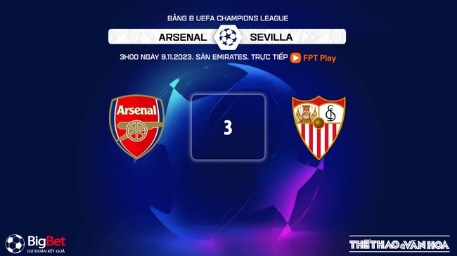 Nhận định bóng đá Arsenal vs Sevilla (03h00, 9/11), vòng bảng Champions League - Ảnh 9.