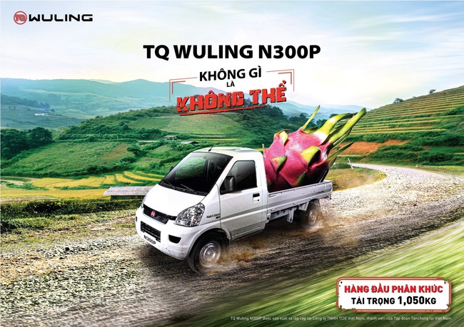 Ra mắt xe tải nhẹ máy xăng TQ Wuling N300P tiêu chuẩn Euro 5 - Ảnh 2.