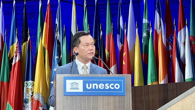 Việt Nam được bầu làm Phó chủ tịch Đại hội đồng UNESCO lần thứ 42 - Ảnh 1.
