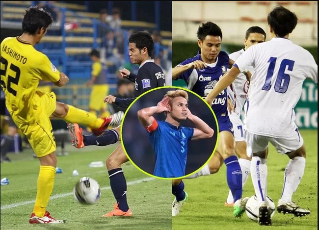 Bunmathan ‘lắm tài nhiều tật’: Văng tục với cầu thủ Trung Quốc, đánh cùi chỏ Quang Hải tới kỷ lục thẻ đỏ khó tin - Ảnh 4.