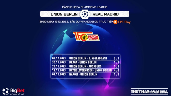 Nhận định Union Berlin vs Real Madrid (3h00, 13/12), Cúp 1 vòng bảng lượt cuối - Ảnh 6.