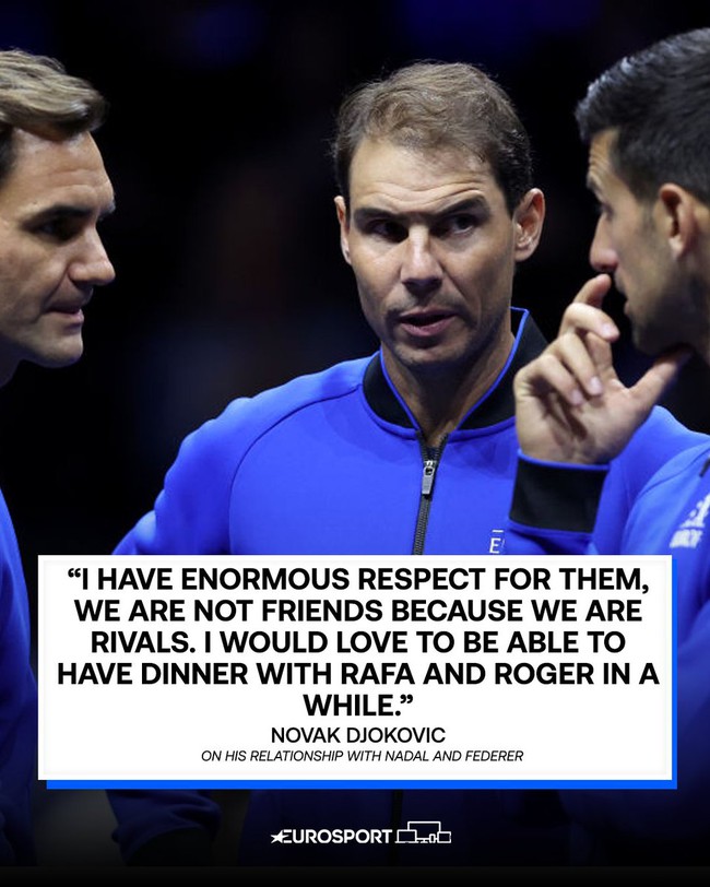 Djokovic: “Tôi không phải bạn của Nadal, Federer” - Ảnh 1.