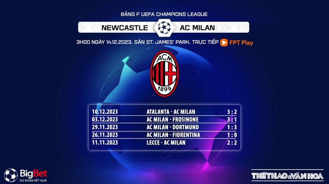 Nhận định bóng đá Newcastle vs Milan (3h00, 14/12), vòng bảng Cúp C1  - Ảnh 9.