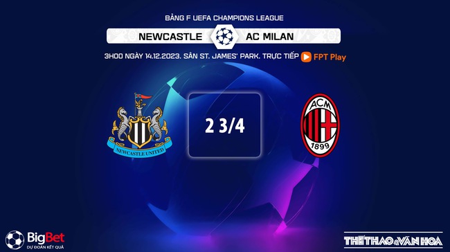 Nhận định bóng đá Newcastle vs Milan (3h00, 14/12), vòng bảng Cúp C1  - Ảnh 12.