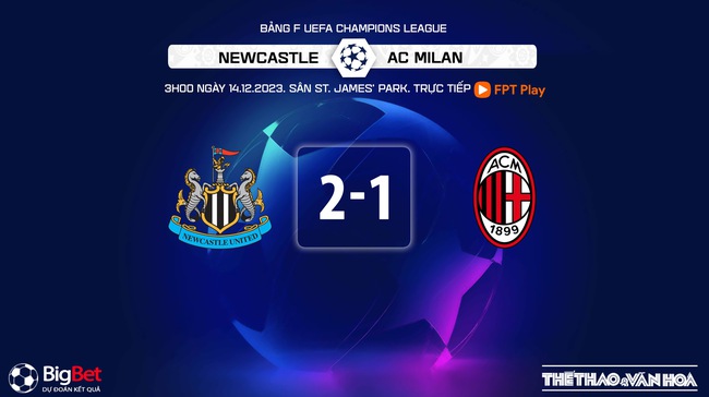 Nhận định bóng đá Newcastle vs Milan (3h00, 14/12), vòng bảng Cúp C1  - Ảnh 13.