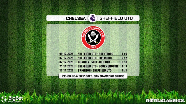 Nhận định bóng đá Chelsea vs Sheffield (22h00,16/12), vòng 17 Ngoại hạng Anh - Ảnh 5.