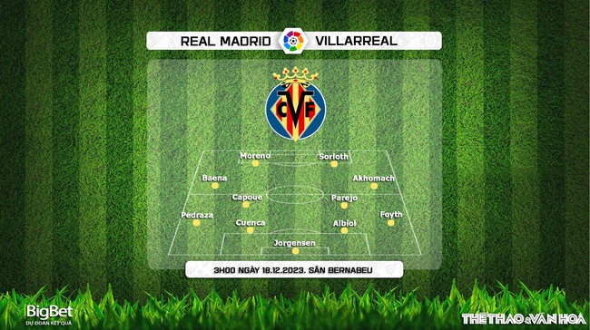 Nhận định bóng đá Real Madrid vs Villarreal (3h00 ngày 18/12), vòng 17 La Liga - Ảnh 4.