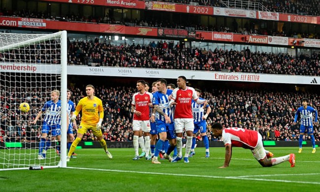 Jesus tỏa sáng, Arsenal có chiến thắng quan trọng trước Brighton - Ảnh 3.