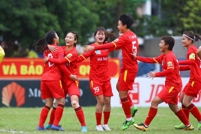 Thanh Nhã, Hải Yến đưa Hà Nội 1 bứt lên ở ngôi đầu bảng giải vô địch quốc gia - Ảnh 2.