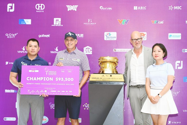 Golfer người Brazil vô địch Vinpearl DIC Legends Việt Nam 2023 - Ảnh 2.