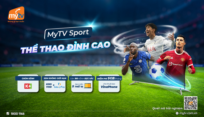 Thỏa sức giải trí 24/7 với kho phim khổng lồ và thể thao trực tiếp tại MyTV - Ảnh 1.