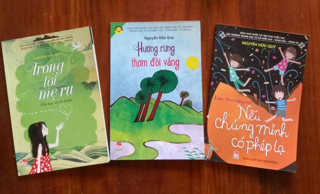 Nhà thơ Nguyễn Hữu Quý: 'Sự lạ hóa trong thơ sẽ làm trẻ em thích thú' - Ảnh 7.