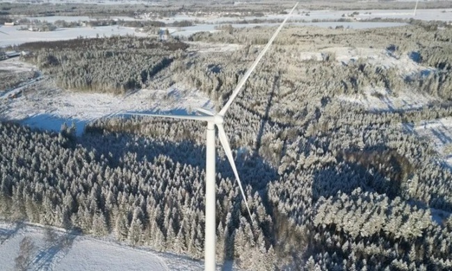Thụy Điển lắp đặt turbine điện gió bằng gỗ cao nhất thế giới - Ảnh 1.