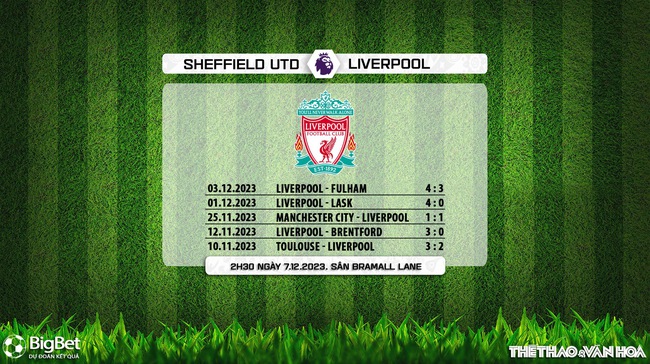 Nhận định bóng đá Sheffield vs Liverpool (2h30, 5/12), Ngoại hạng Anh vòng 15 - Ảnh 5.