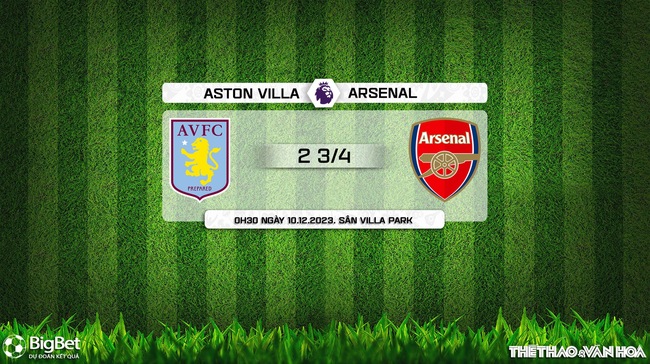 Nhận định Aston Villa vs Arsenal (0h30, 10/12), Ngoại hạng Anh vòng 16 - Ảnh 9.