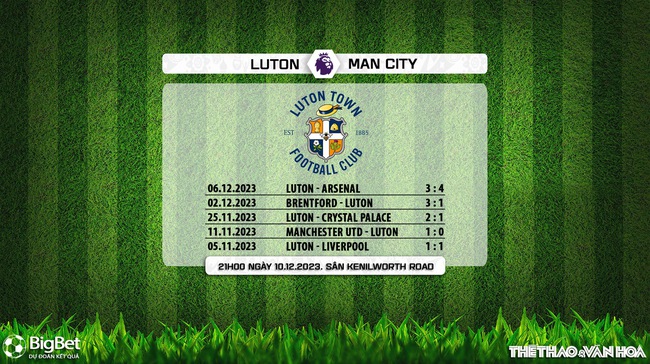 Nhận định bóng đá Luton vs Man City (21h00 ngày 10/12), vòng 16 Ngoại hạng Anh - Ảnh 7.