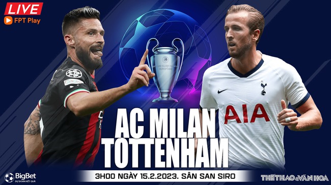 Nhận định, soi kèo AC Milan vs Tottenham (3h00, 15/2), vòng 1/8 Cúp C1 - Ảnh 2.
