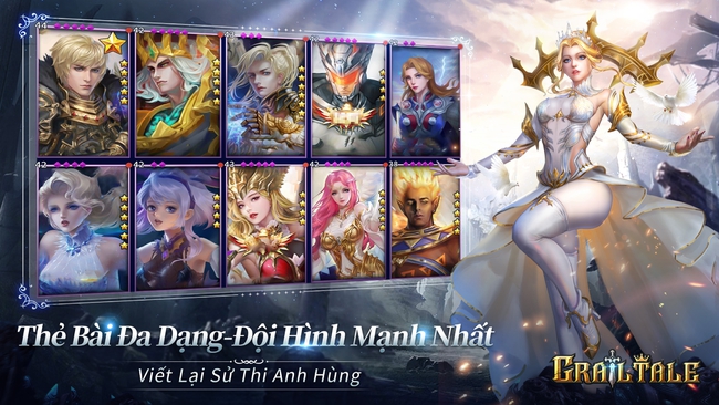 Grail Tale - Game thẻ bài ma thuật 3D cực đẹp sắp ra mắt game thủ Việt - Ảnh 1.