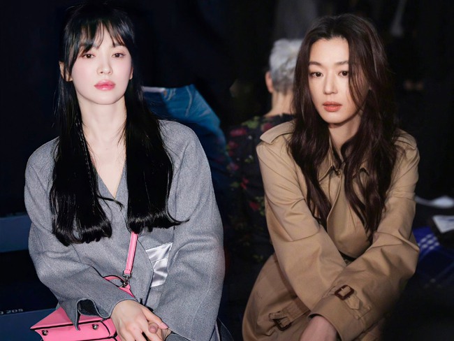 Jun Ji Hyun và Song Hye Kyo được đặt lên &quot;bàn cân&quot; sau màn đổ bộ Tuần lễ thời trang quốc tế - Ảnh 1.