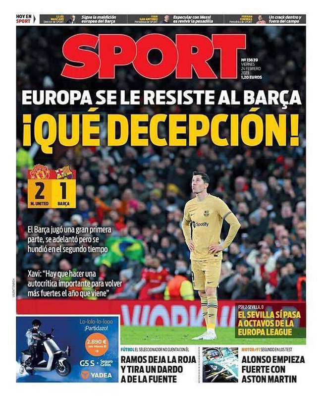 Báo chí Tây Ban Nha nặng lời với Barcelona, dự đoán HLV Xavi sẽ còn thất bại thêm nữa - Ảnh 2.