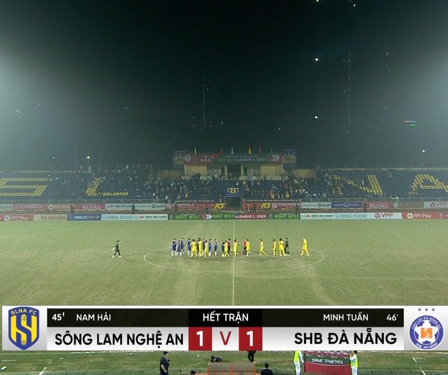 SLNA bị Đà Nẵng cầm hòa trên sân nhà (Ảnh: SLNA FC - Hội CĐV SLNA)
