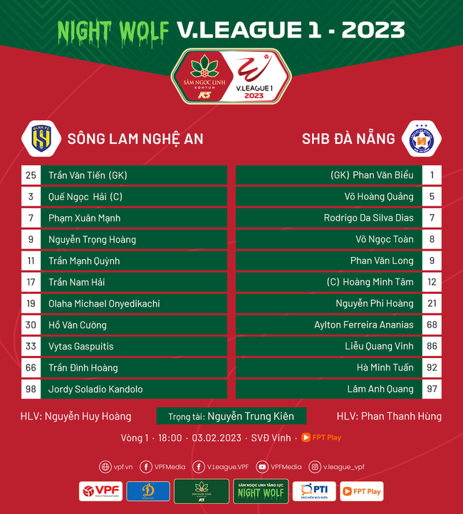 Link xem trực tiếp bóng đá SLNA vs Đà Nẵng, V-League vòng 1 - Ảnh 3.