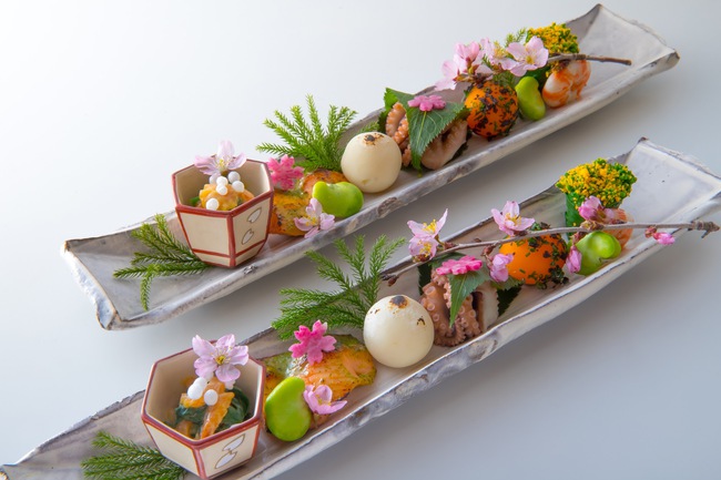 Độc đáo ‘mùa xuân Kyoto’ được đầu bếp 2 sao Michelin người Nhật kể lại bằng ẩm thực  - Ảnh 5.