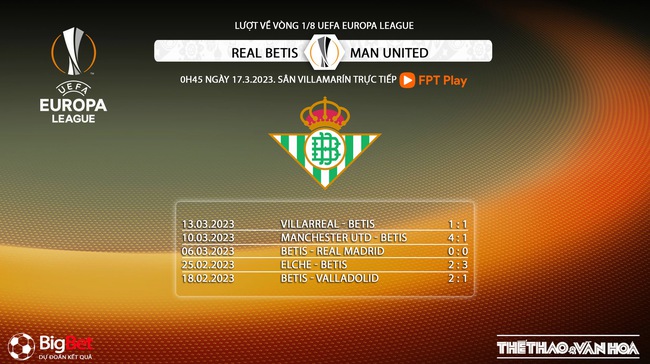 Nhận định, soi kèo Real Betis vs MU (0h45, 17/3), lượt về vòng 1/8 Europa League - Ảnh 7.