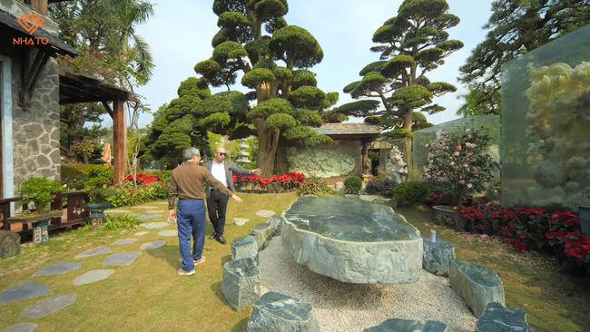 Khu vườn bao quanh căn biệt thự của phó chủ tịch: Có cây dài đến 12m, tuổi thọ lên tới 450 năm - Ảnh 16.