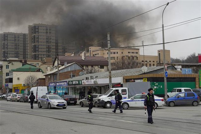 Hỏa hoạn gây thương vong tại một tòa nhà của Cơ quan An ninh Liên bang Nga - Ảnh 1.